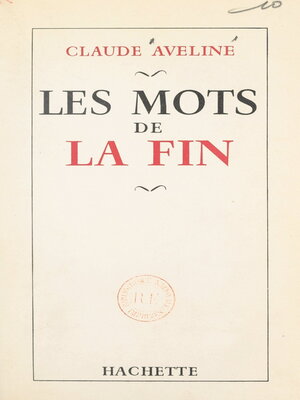 cover image of Les mots de la fin
